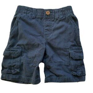 Sonoma Boys Shorts Cargo Navy Pull On Elastic Waist 5